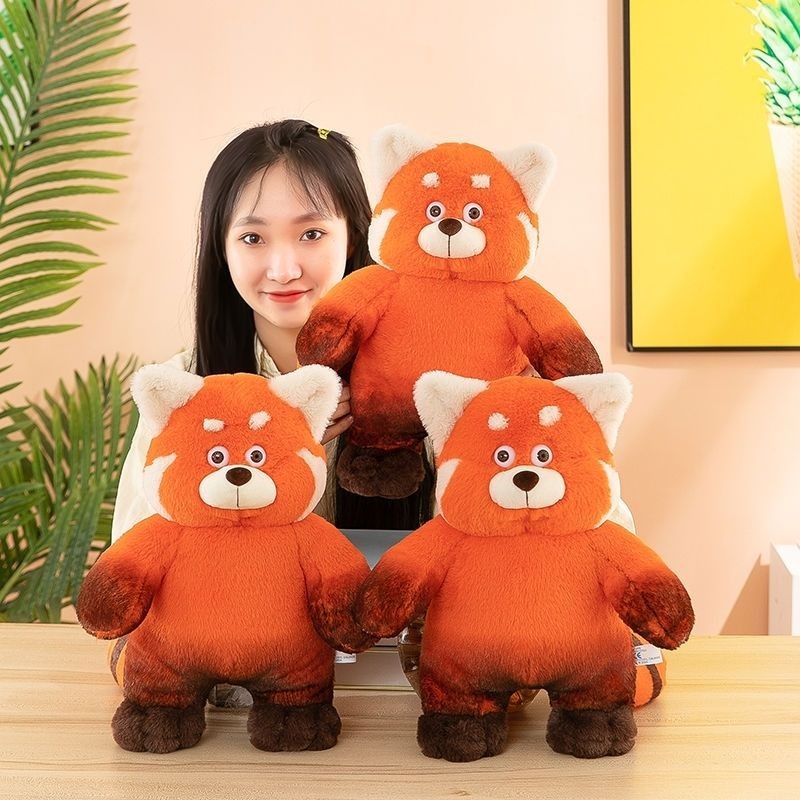 Mainan Boneka Panda Merah Kecil yang Imut