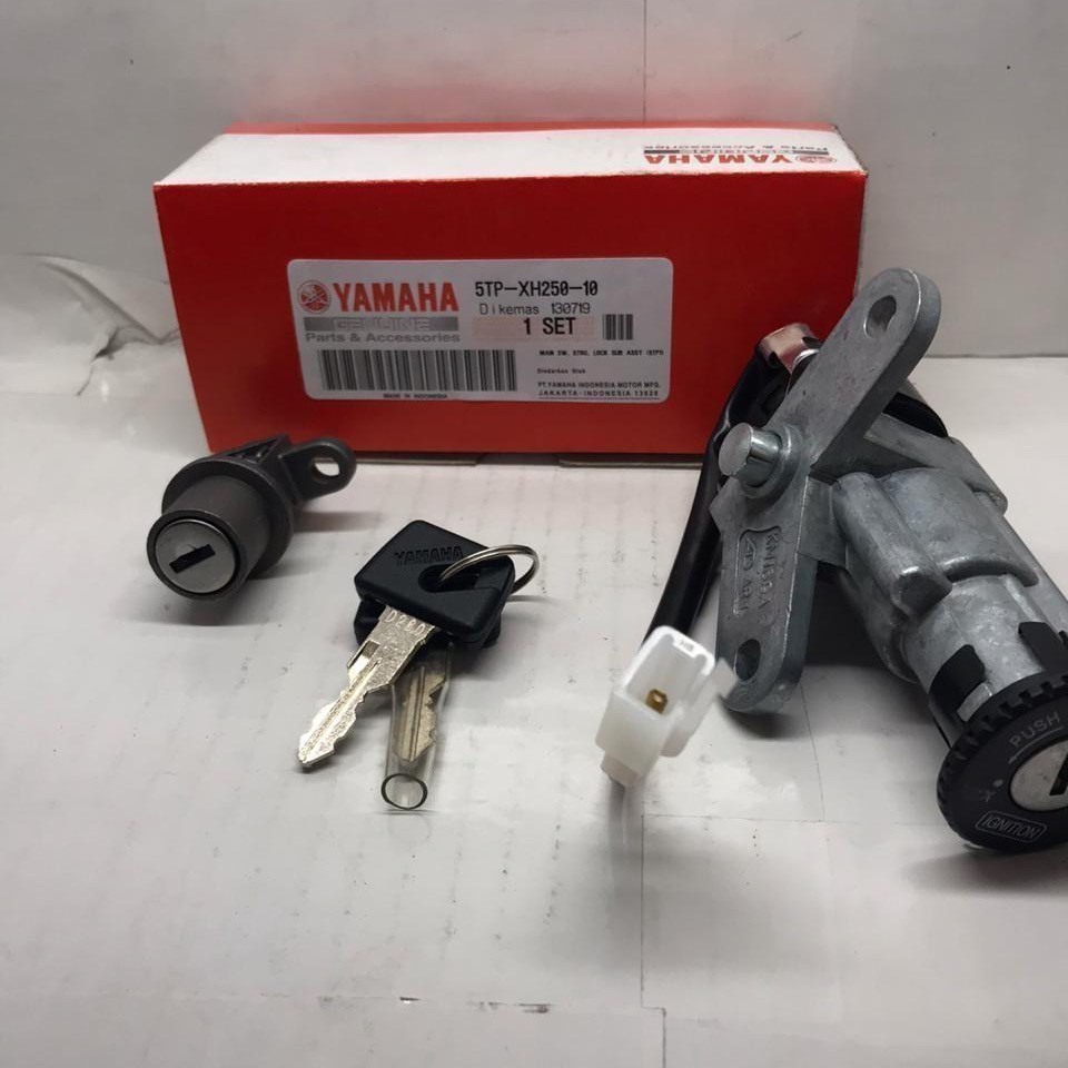 #735. 5TP-XH250-00 KUNCI KONTAK MAIN SWITCH STERING LOCK ASSY JUPITER Z VEGA R NEW