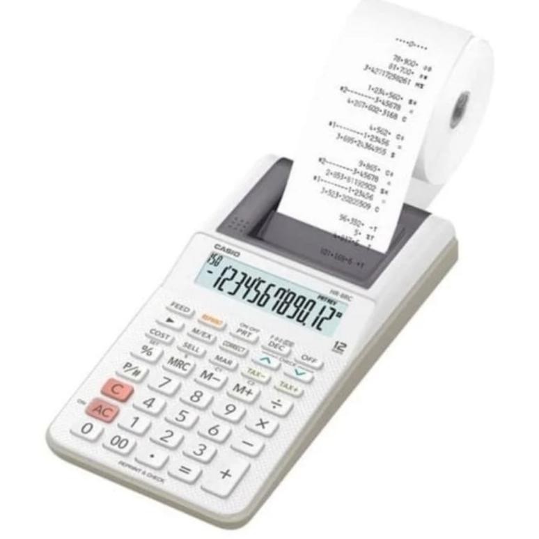 

lij-56 Casio HR-8RC REPRINT & CHECK (NEW) - Print Kalkulator Murah