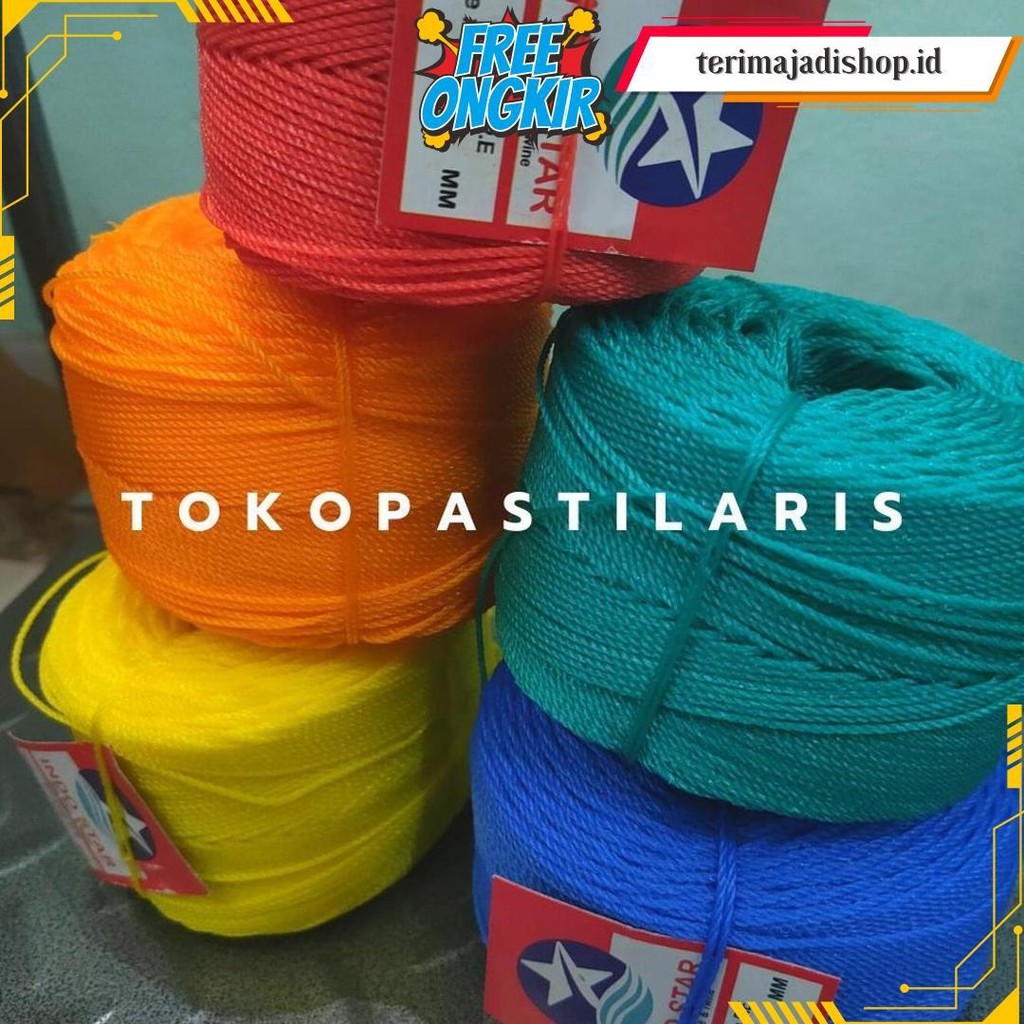 

Tali Tambang Plastik Pe 1.5Mm Indostar (1 Roll) Bisa Cod