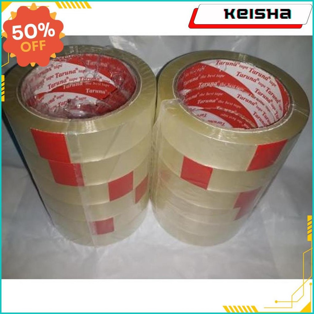 

Slop Isi 6 - Isolasi 1 Inch X 90 Yard / Solatip / Lakban 24Mm Bisa Cod
