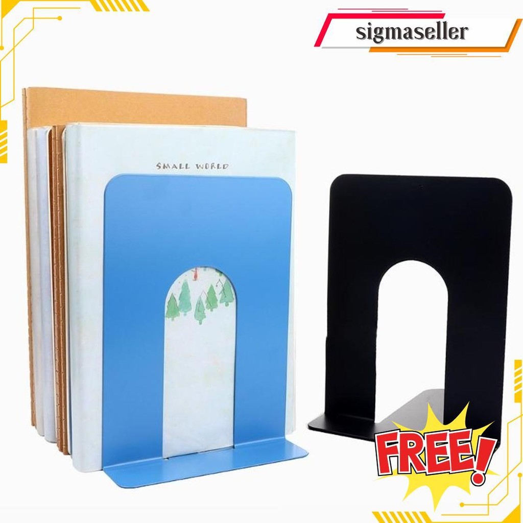 

Pembatas Buku/Book End/Book Stand Besi Bisa Cod