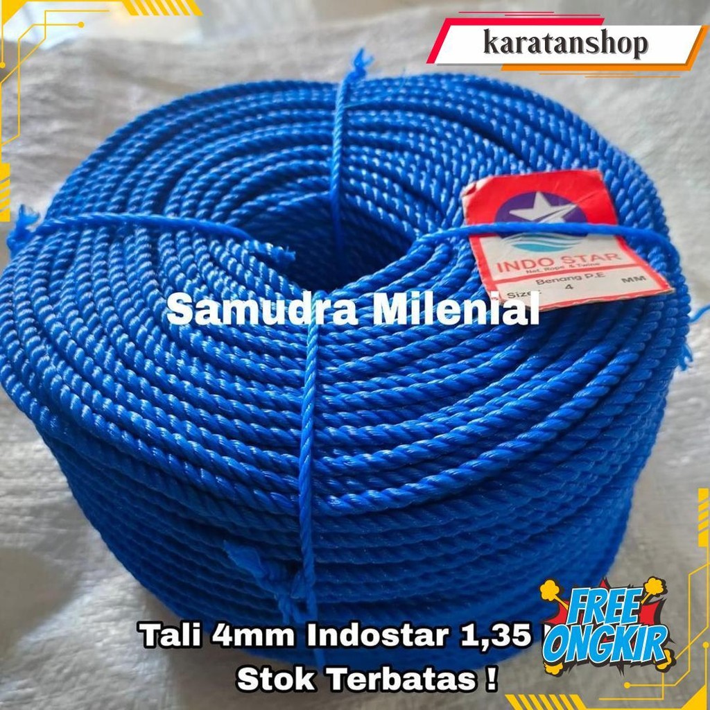 

Tali 4Mm / Tali Tambang 4Mm Pe 1 Rol Murah Bisa Cod
