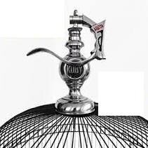 An85 GANTUNGAN LIPAT BATMAN KUBY KUBI BURUNG LOVEBIRD WARNA SILVER & HITAM FULLSET LENGKAP PION PREM
