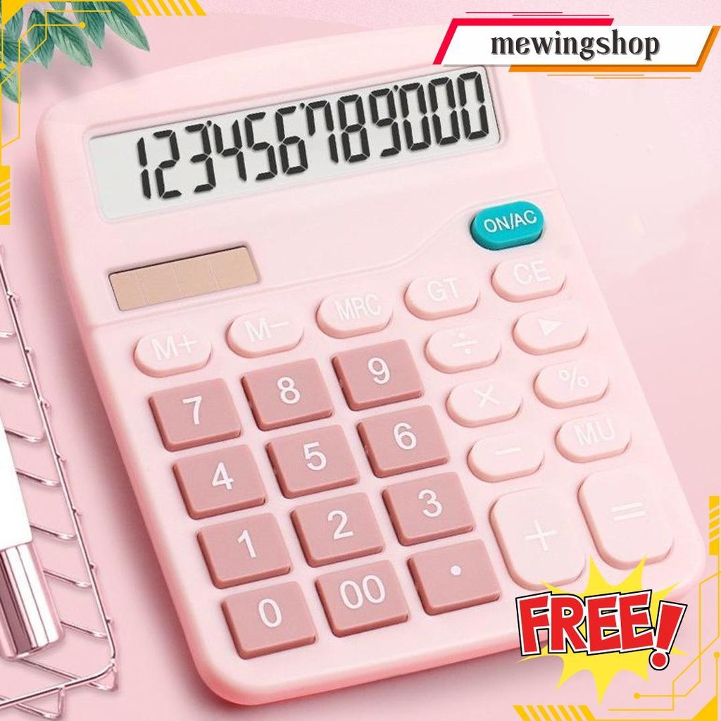 

Kalkulator Surya, Kalkulator Warna Bergaya 12-Bit Original Produk