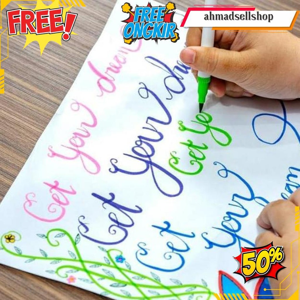 

Color Brush Pen / Pena Kuas Warna Joyko Clp-06 Gratis Ongkir