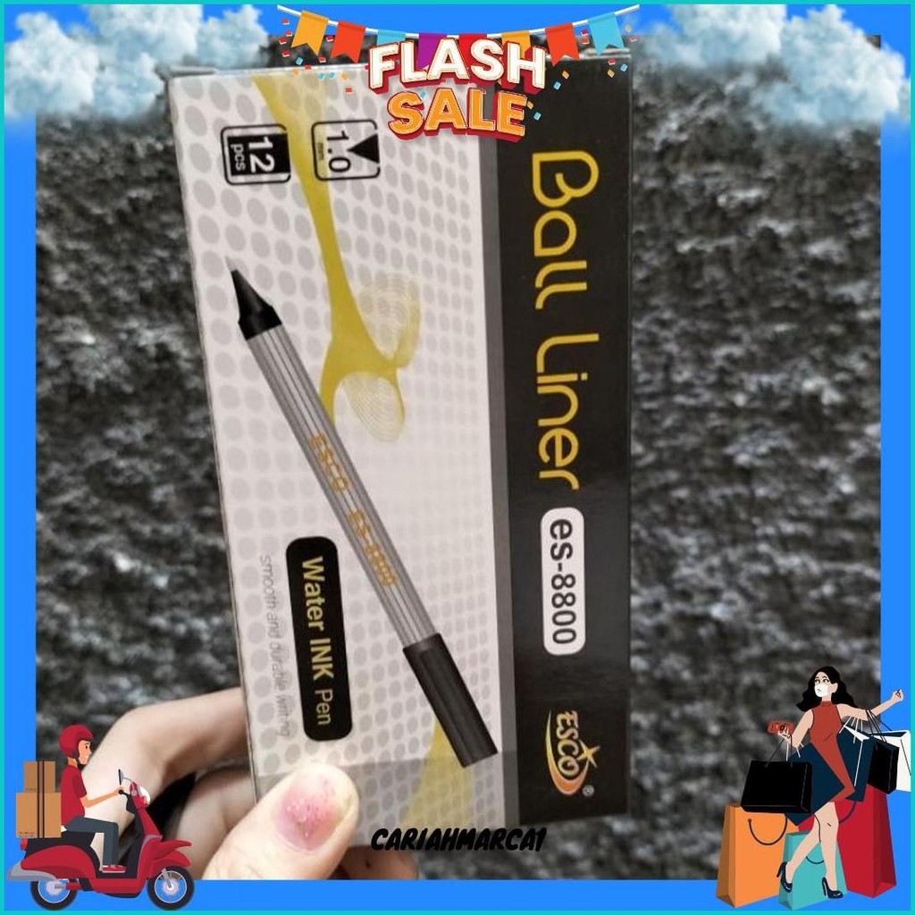 

[12Pcs] Bolpen/ Pulpen Ball Liner Es8800 Esco Cod