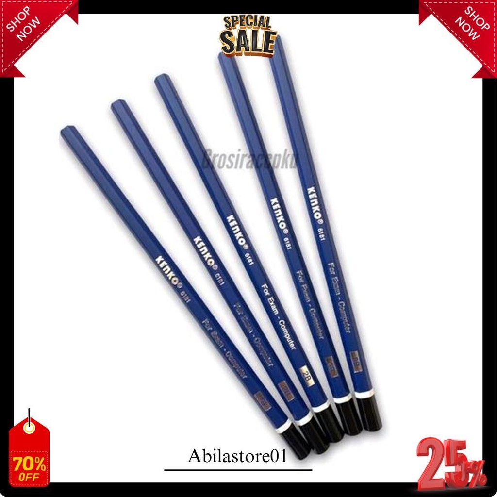

Pensil 2B Kenko Isi 12 Tidak Mudah Patah Terlaris