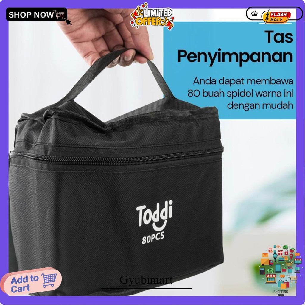 

Toddi Spidol Warna Warni 1 Set Sketch Marker 2 Tip Touch Marker 12/24/30/36/40 48/60/80 Warna Lengkap Touch Bisa Cod