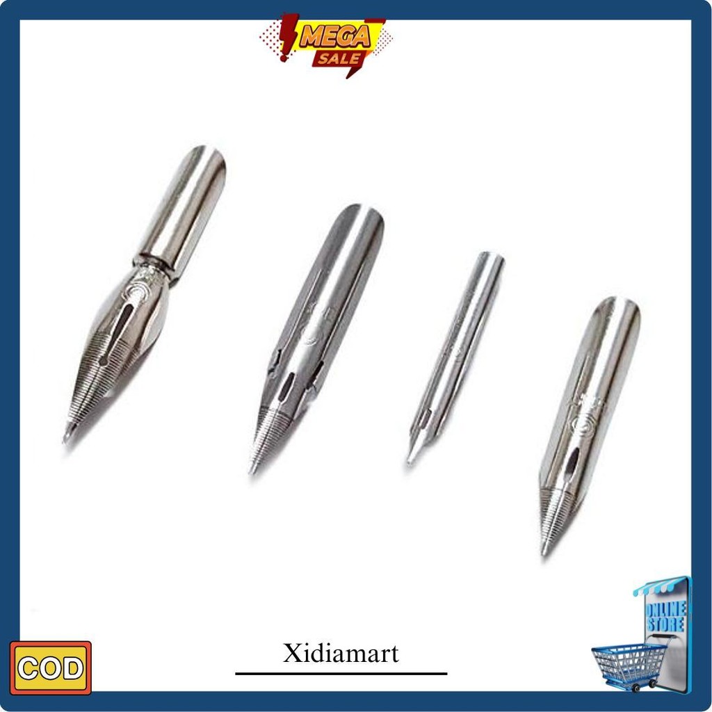 

Manga Comic Pen Nibs Set 4 (G-Pen, Maru-Pen, Saji-Pen, School-Pen) Termurah Banget