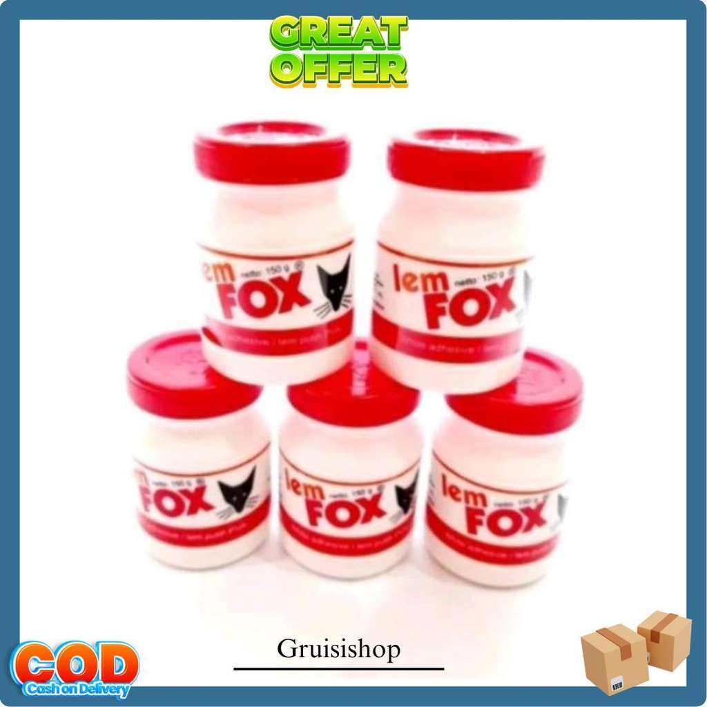 

Lem Fox Putih Pvac Botol 150 Gram Cod
