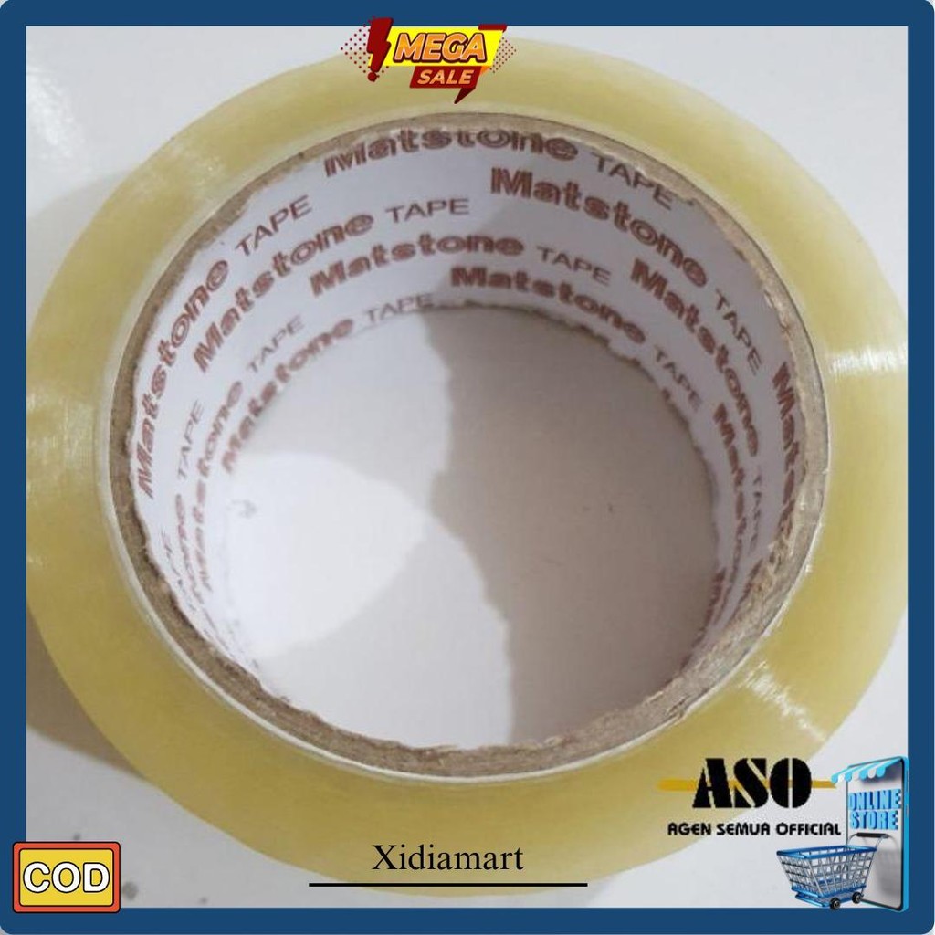 

Lakban Bening Yatta Kualitas Daimaru 2 Inch 45Mm X 100 Yard Bisa Cod