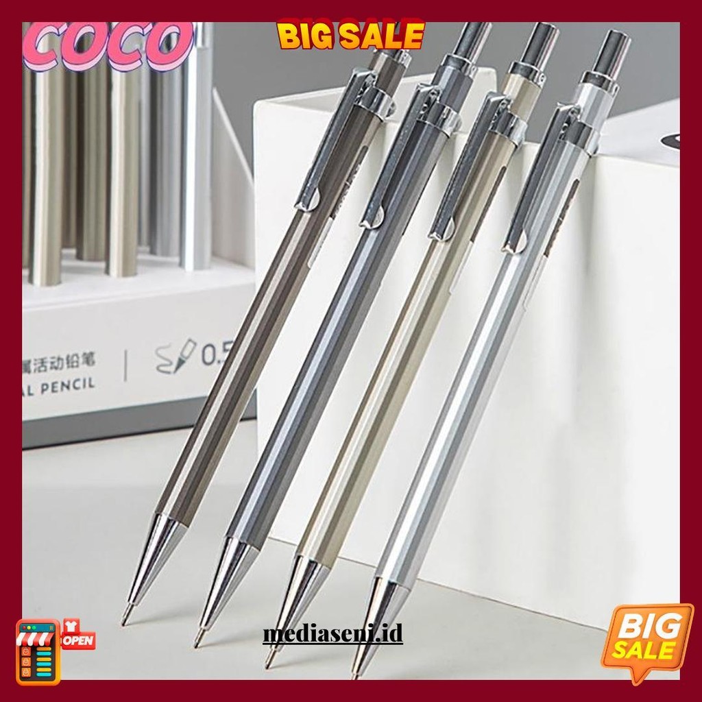 

Pensil Mekanik Pensil Logam 0.5/0.7Mm - Coco_Market Cod