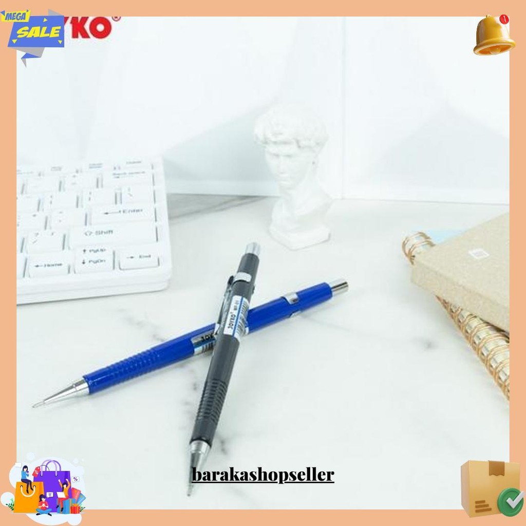 

Mechanical Pencil Pensil Mekanik Joyko Mp-01 Dengan Isi Pensil 0.5 Mm Bisa Cod