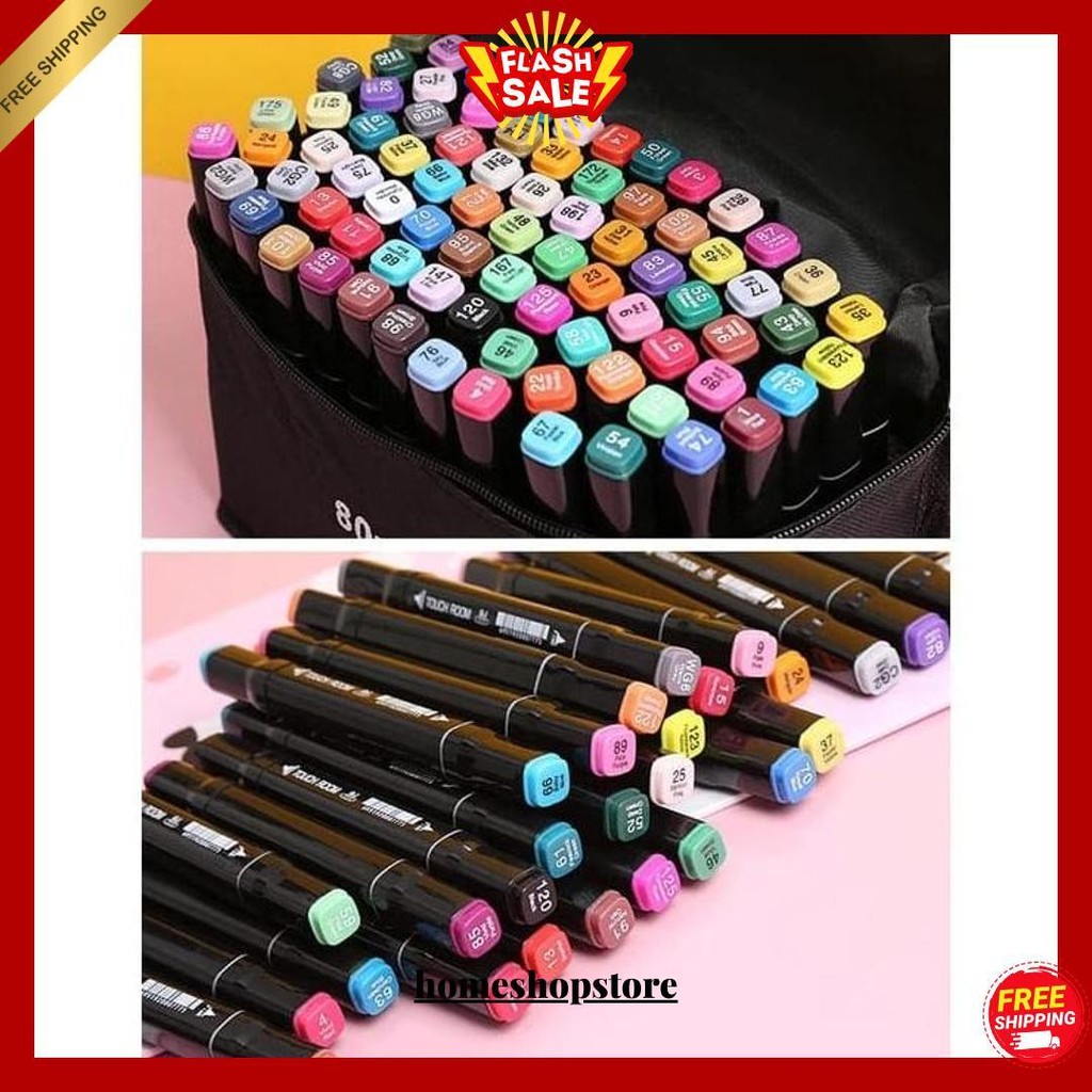 

Sby Stabilo Spidol Warna Sketsa Umum Dua Sisi Kepala Tulis Luas Dan Halus Double Headed General Touch Marker Pen Animation Set Markers Dual Side Fine Art Brush Twin Market Set 24Pcs, 48Pcs, 80Pcs All In One Multi Color Pena Pensil Gratis Ongkir
