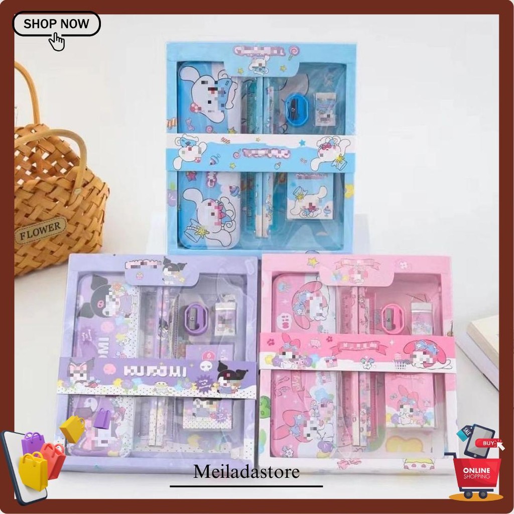 

Stt Paket Alat Tulis Set 7 In 1 Set Stationery 7In1 Karakter Kartun Alat Tulis Anak Sekolah Penghapus Pengaris Kotak Pensil Penggaris Crayon Gratis Ongkir