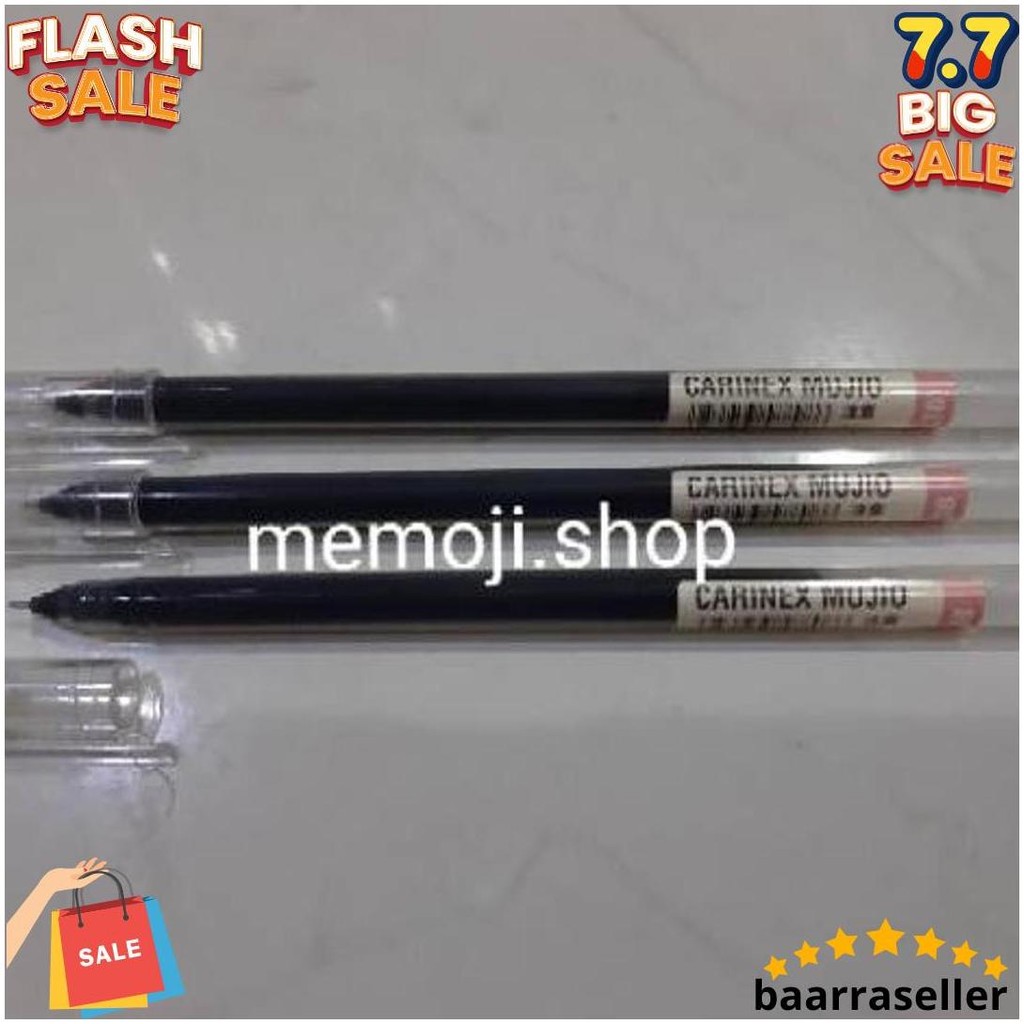 

Pulpen Carinex Mujio Cnx-8808 (12Pc) Tinta Hitam Jepang Terlaris