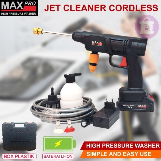 Promo Semprotan Air Cuci Mobil Mobil / Motor Portable Baterai | Alat Steam COD