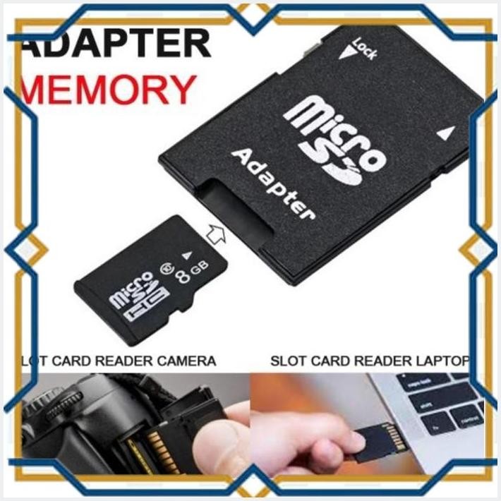 [GIT] ADAPTER MEMORY MICRO SD CARD KAMERA SLOT CARD READER LAPTOP