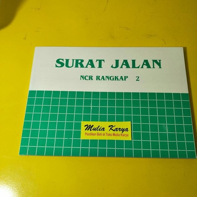 

Promo!! Buku Surat Jalan Rangkap 2 Ncr Besar / Pak 10 Buku