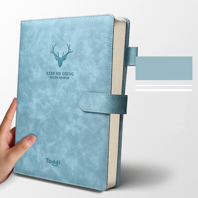 

Promo!! Buku Catatan Harian Notebook Cover Kulit Magnetic Notepad A4
