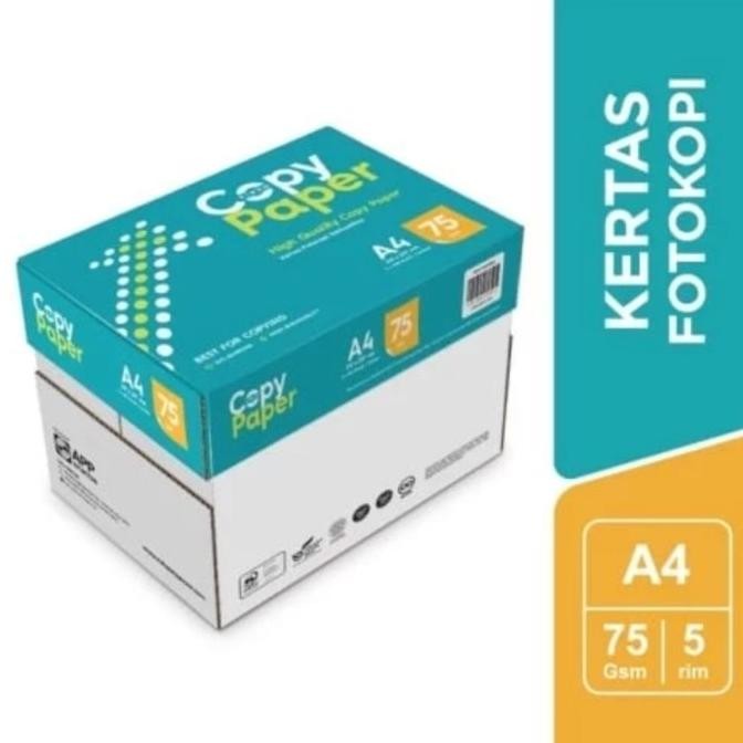 

NEW Kertas HVS A4 75 gr Copy Paper / 1 dus