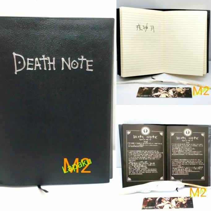 

Promo!! Replika Buku Death Note+Pen Bulu