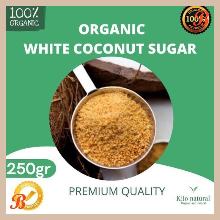 

| RMP | ORGANIC WHITE COCONUT SUGAR 250GR / GULA KELAPA ORGANIK 250GR