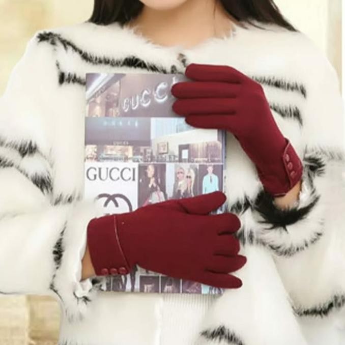 SARUNG TANGAN HANGAT MUSIM DINGIN BERKENDARA IMPORT KOREA LAYAR SENTUH NHS