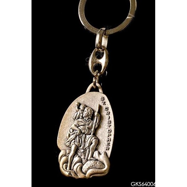 {{{{}}] Gantungan Kunci Bentuk Ombak St. Christopher Rohani Katolik