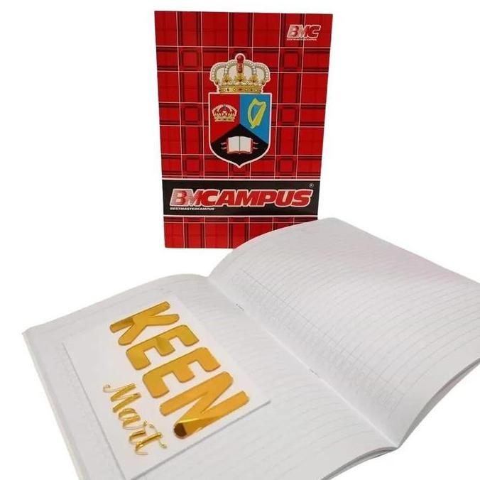 

Diskon!! (10Pc) Buku Tulis Kampus Merek Bmc Isi 36 Lembar Panjang Besar