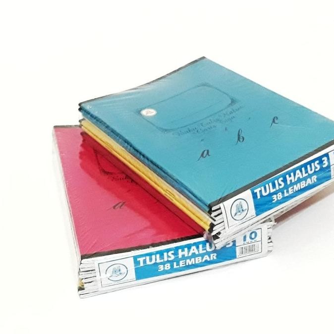 

Sale!! Buku Tulis Halus Garis 3 / Merk Aa / Isi 10 Buku