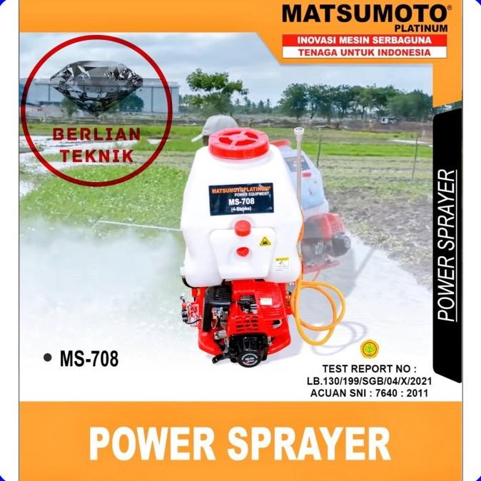 Power Sprayer Mist Knapsack Matsumoto MS 708