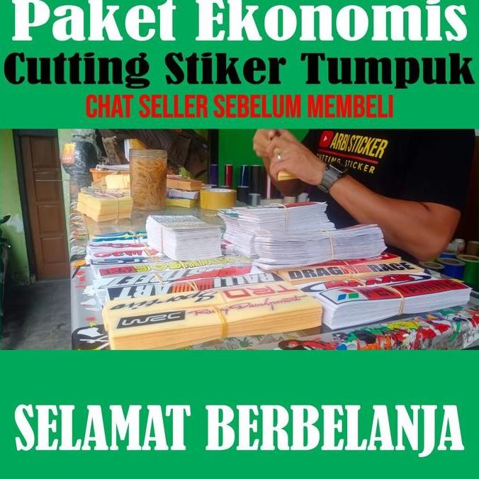 

TERBARU - grosir cutting stiker - stiker cutting tumpuk - paket ekonomis - ready stok