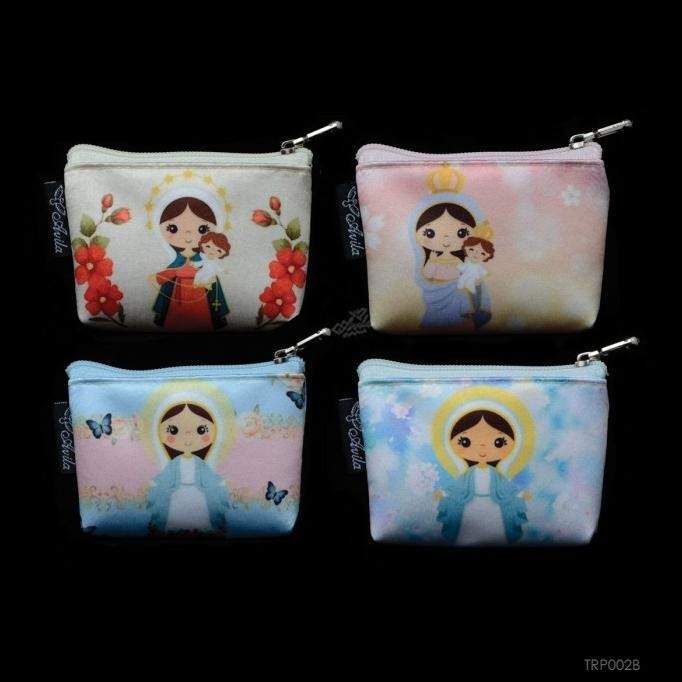 

siap kirim] Dompet Rosario Print Cartoon Rohani Katolik
