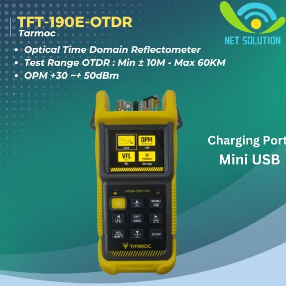 Tarmoc TFT-190E-OTDR | OTDR 1550nm ,OPM,VFL