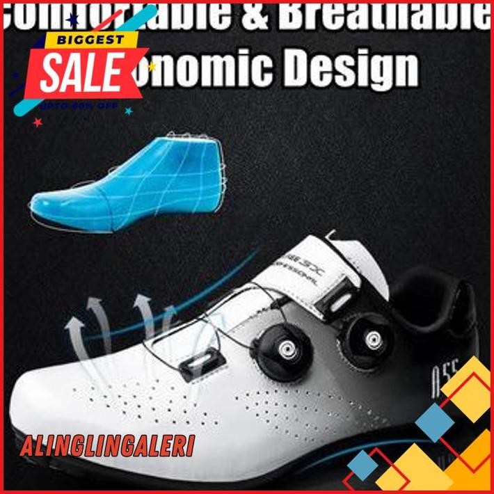 A55 SEPATU SEPEDA FLAT NON CLEAT CLAEE AX-PROFESIONAL SHOES RUBER SOLE BEST SELLER