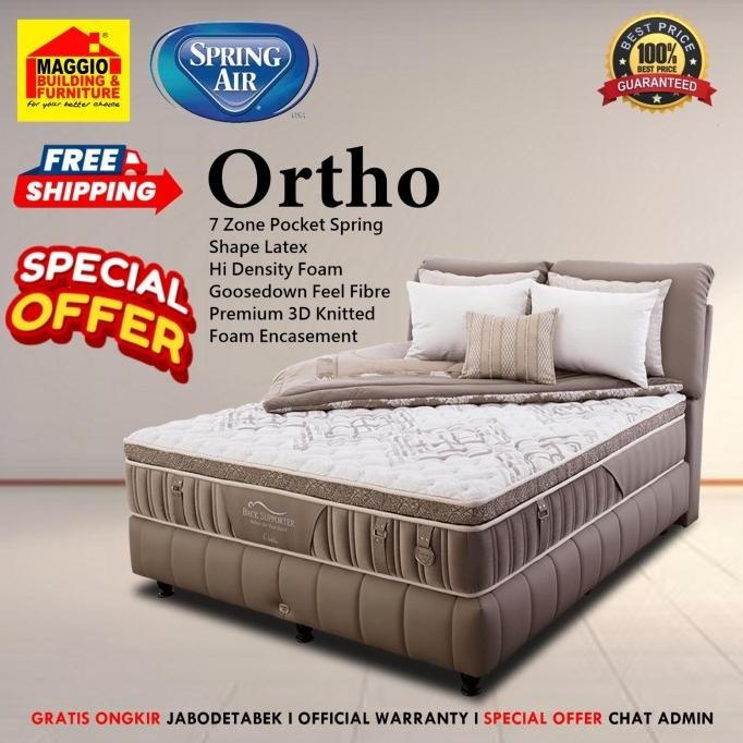 Grosir Kasur Springbed Spring Air New Ortho Back Supporter - Spring Air