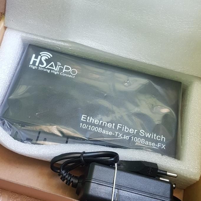 HsAirpo CM4F2E Media Converter 4port FO 2port Lan