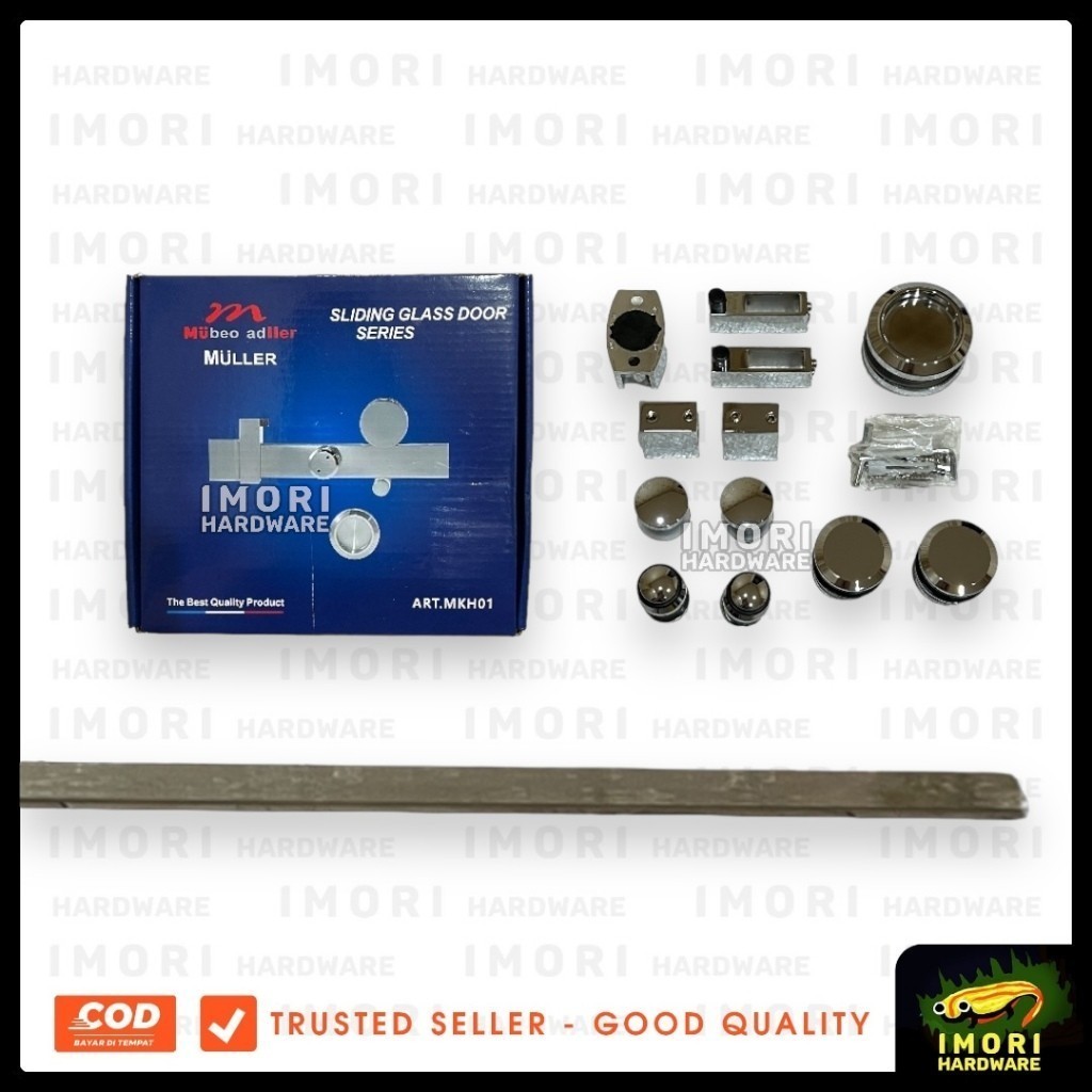 MULLER Rel Track Pintu Kaca Sliding Glass Door im