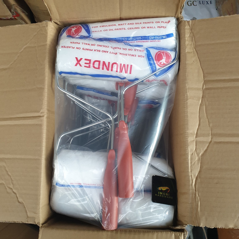 [12 pcs]  IMUNDEX Kuas Rol 7   10 " inch