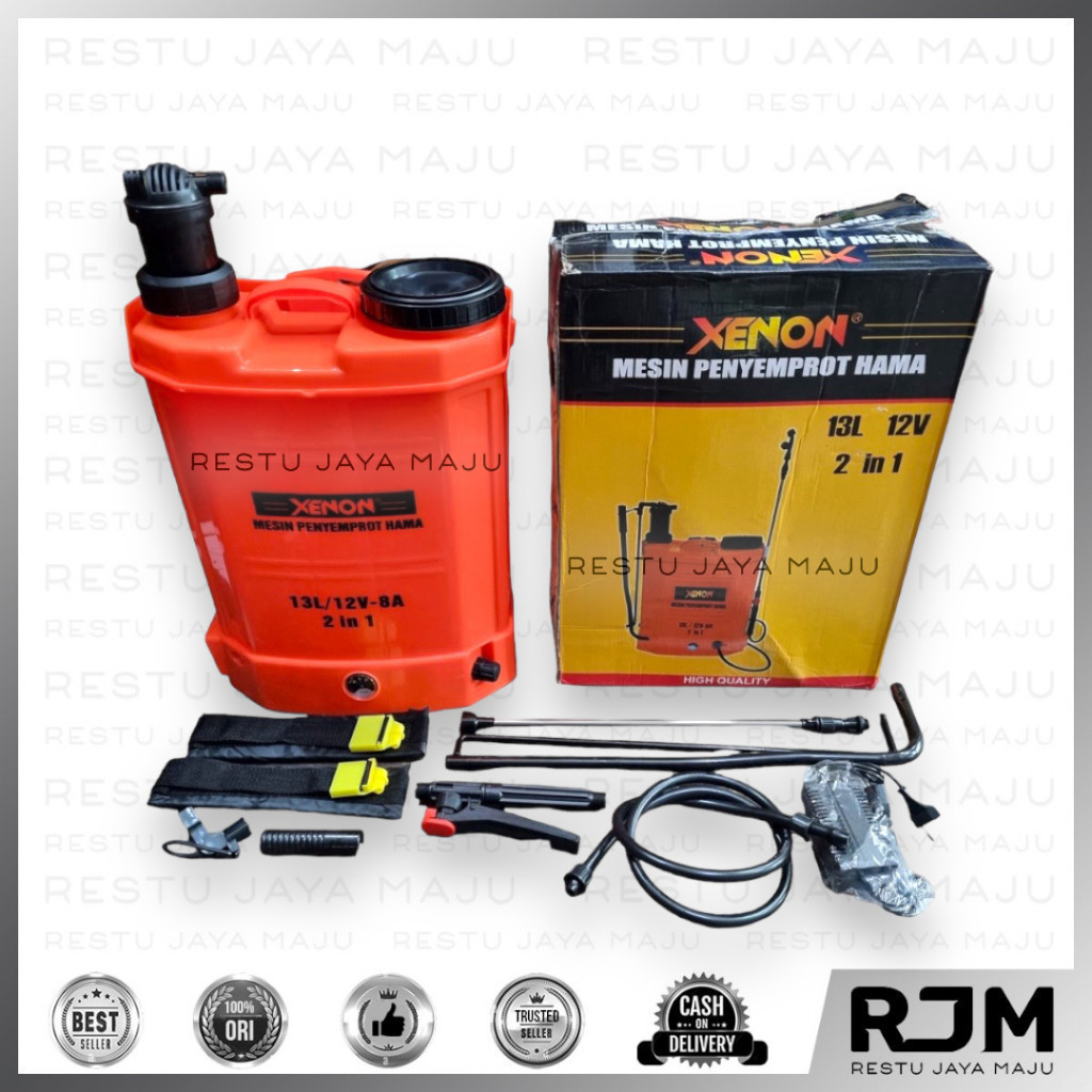 XENON Mesin Semprotan Penyemprot Hama 2in1 13L 12V Tangki Semprot Elektrik Sprayer