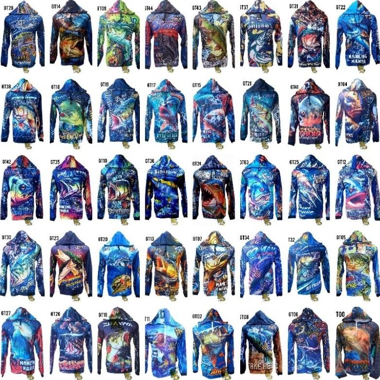 TERLARIS Jersey Mancing, Kaos Mancing, Baju Mancing, Ikan, Nila, Baramundi -100
