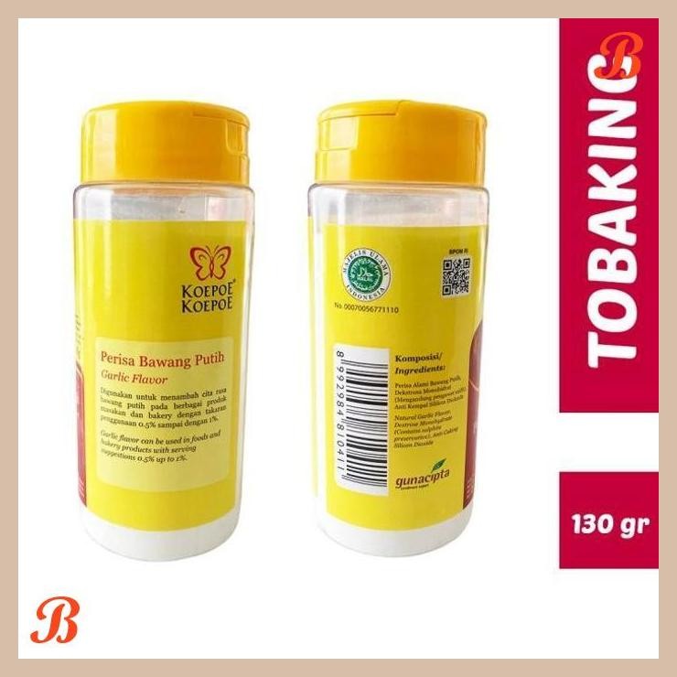 

| RMP | BAWANG PUTIH BUBUK KOEPOE KUPU 130GR - BOTOL BESAR