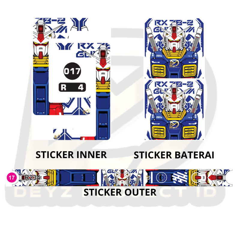 

*PromoTerjangkau* Stiker Lengkap Banyak Untuk Varian R3433 17 Garskin Wrap Stiker Premium / X Casing Case COD