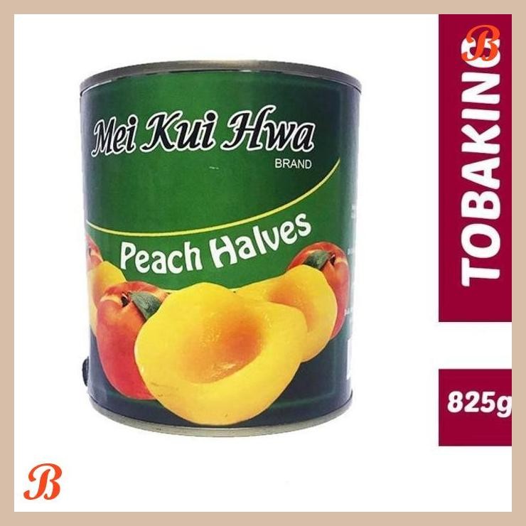 

| RMP | PEACH IN HALVES (BUAH PEACH DALAM SYRUP) MEI KUI HWA 825G