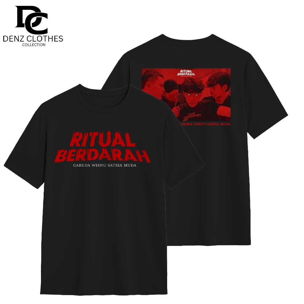 DENZ CLOTHES - Baju Kaos Ritual Berdarah GWSM GARUDA WISNU SATRIA MUDA