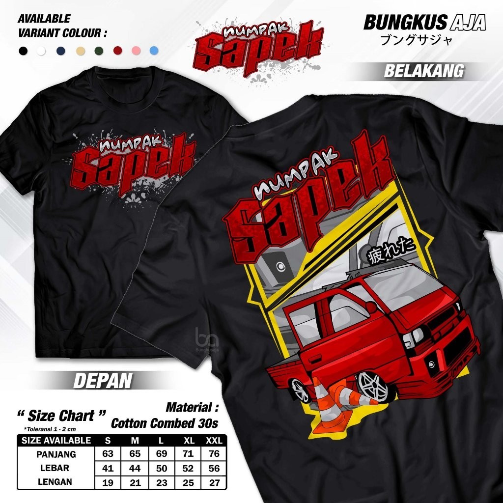 DENZ CLOTHES - Kaos L300 Pick Up Numpak Sapek - Baju Distro Driver Muda Pickup Truk Grandmax Carry