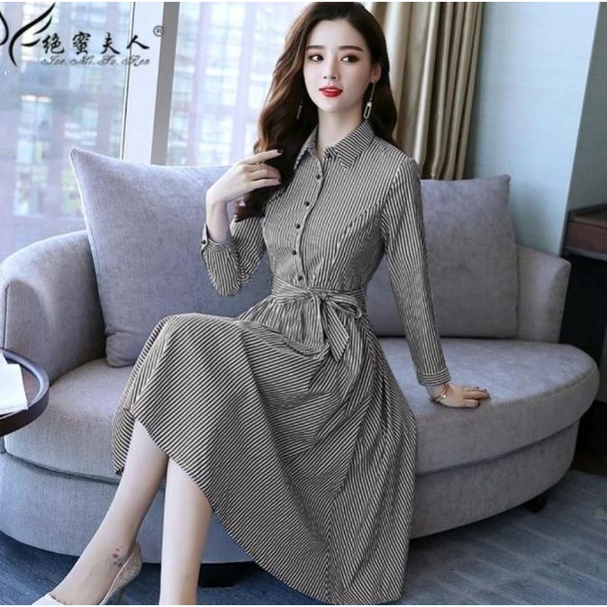 THABISHOP / DRES GELIAA / HN / DRES WANITA / DRESS WANITA KOREA / GAUN / KOREAN STYLE / BAJU PESTA /
