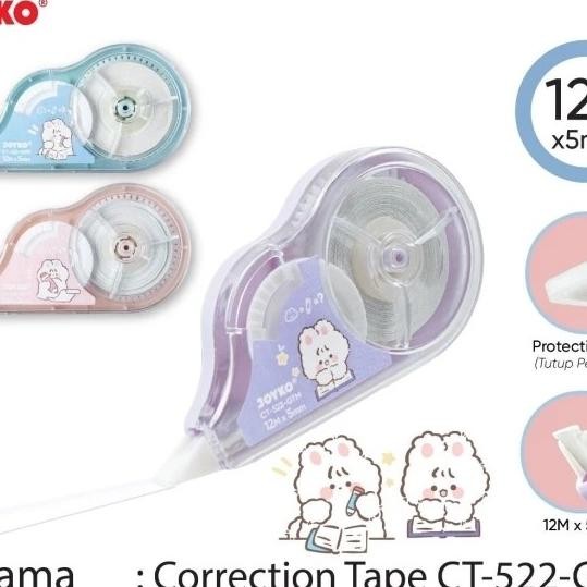 

Promo!! Tipex Roll Joyko Ct-522 Gtm 12M